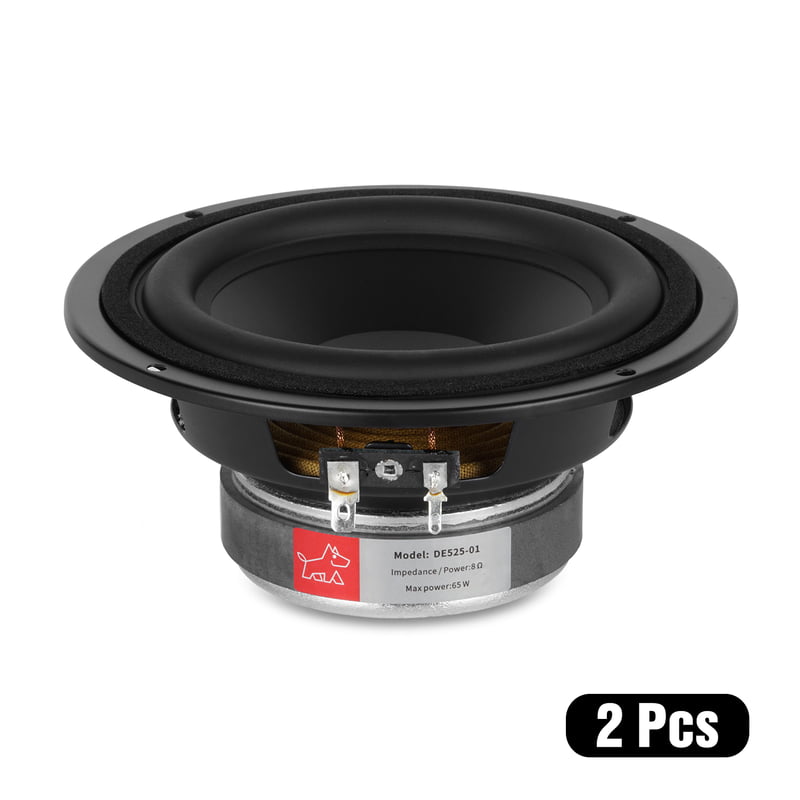 DE525-01 Woofer 5.25" 8Ohms 65 Watts (2 Pcs)