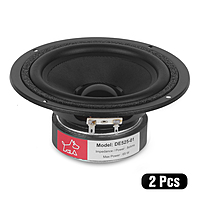 DE525-01 Paper cone Woofer 5.25" 8Ohms 65 Watts (2 Pcs) Generic DE525-01 Paper cone Woofer 5.25" 8Ohms 65 Watts (2 Pcs) Generic
