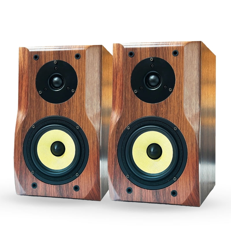 Sound King F-35K KEVLAR CONE Bookshelf Speaker 20-100Watts 8OHMS MDF+PVC Box (Amplifier Needed)