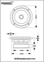 DE1000-01 Woofer 10' 4 Ohms 100 Watts (Set of 2)