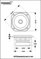 DE60C-02 Woofer 6" 8Ohms 50 Watts (Set of 2)