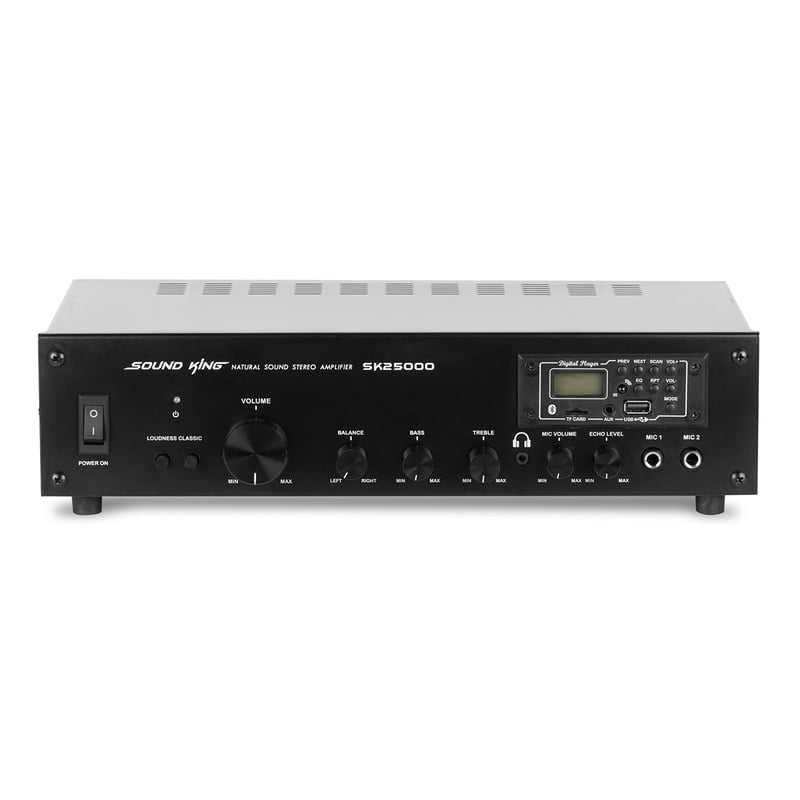 SOUND KING SK25000 - 2 CH AMPLIFIER WITH OPTICAL & COAXIAL
