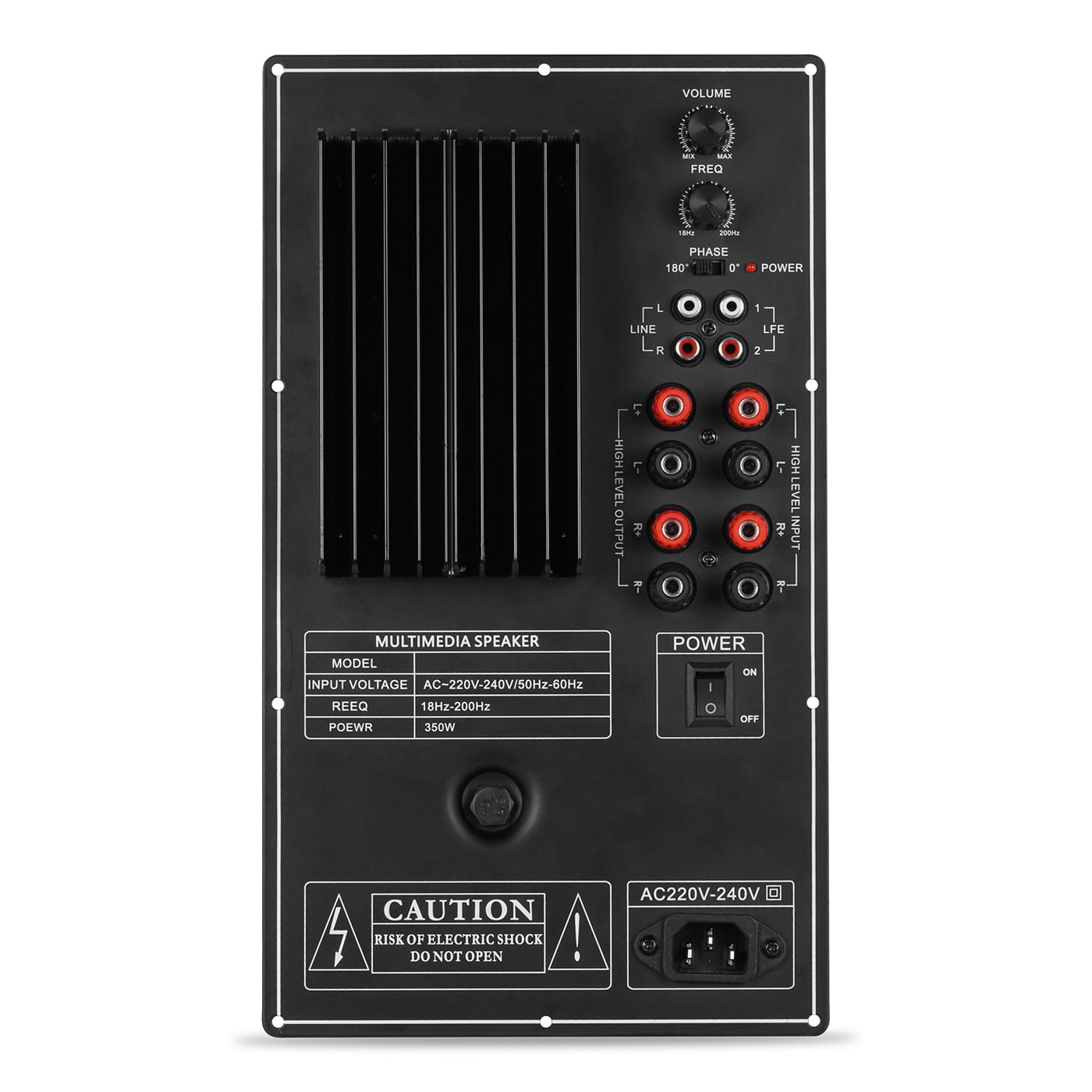 100w Subwoofer Amp Plate Dayton Audio SPA100-D 100 Watt Class-D