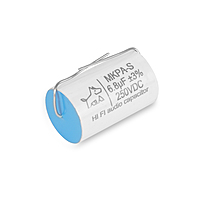Doogesound MKPA-S 6.8uF/250VDC Silver foil capacitor (1pcs) Doogesound MKPA-S 6.8uF/250VDC Silver foil capacitor (1pcs)