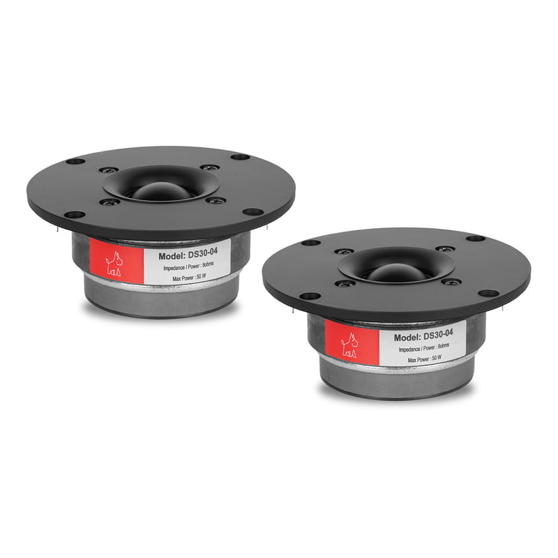 DS30-04 SILK DOME TWEETER 4" 8Ohms DOUBLE MAGNET 50W (2 Pcs)