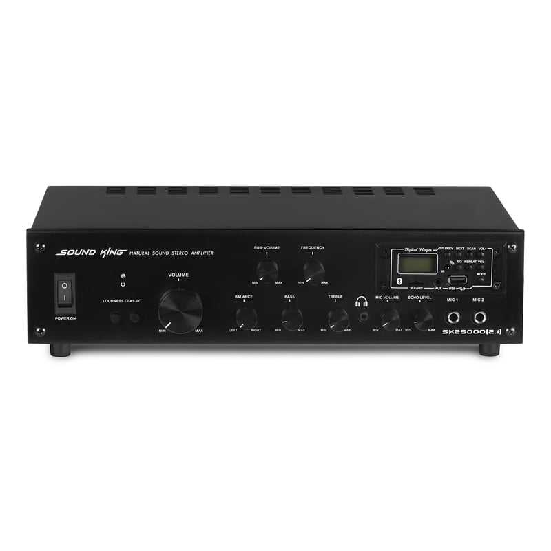 SOUND KING SK25000 - 2.1 CH AMPLIFIER WITH OPTICAL & COAXIAL