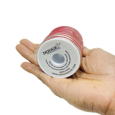 Speaker wire European style 14/38 crystal clear full tinned(5 meter)
