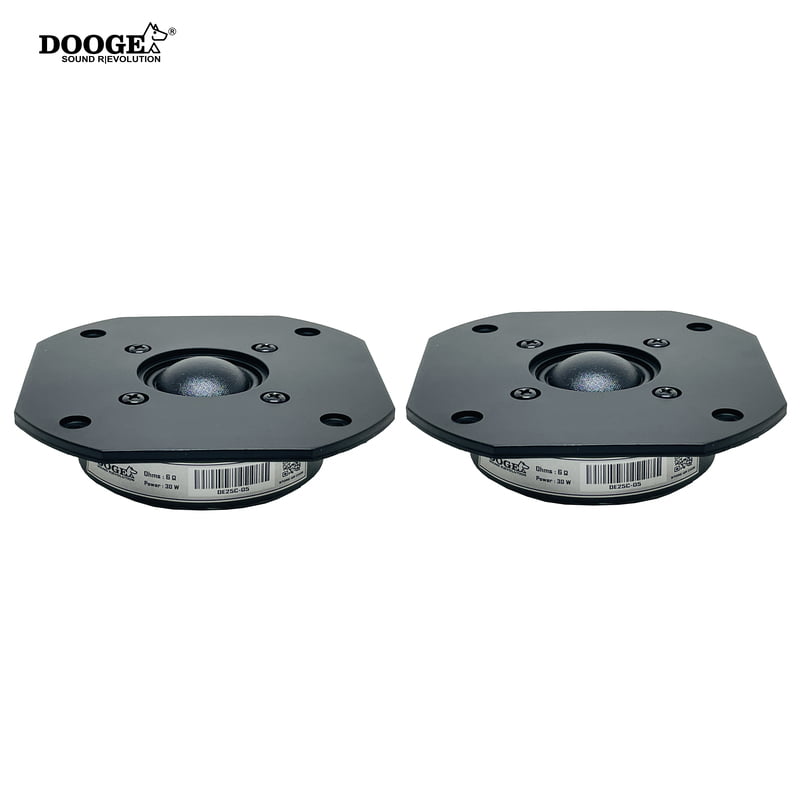 DE25C-05 SILK DOME TWEETER 6Ohms 30W (2 Pcs) DE25C-05 SILK DOME TWEETER 6Ohms 30W (2 Pcs)