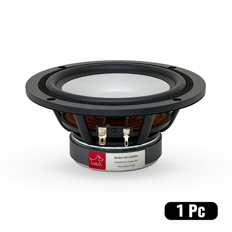 DS-53A060 Mid Woofer 5.25" 8Ohms 75 Watts aluminium cone (1 Pcs) LIMITED EDITION DS-53A060 Mid Woofer 5.25" 8Ohms 75 Watts aluminium cone (1 Pcs) LIMITED EDITION