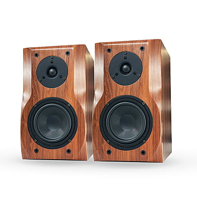 Sound King F-35G GLASS FIBER CONE Bookshelf Speaker 20-100Watts 8OHMS MDF+PVC Box (Amplifier Needed)