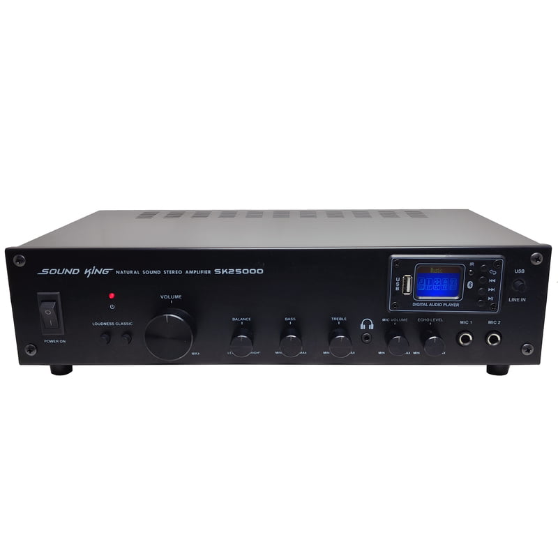 SOUND KING SK25000 2 CH AMPLIFIER WITH OPTICAL & COAXIAL